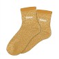 Chaussettes paillettes leopard tetue