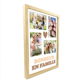 Toile Tuftee Cadre Photos Bonheur En Famille 30x40cm