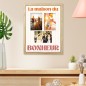 Toile Tuftee Cadre Photos La Maison Du Bonheur 30x40cm Toile Tuftee Cadre Photos La Maison Du Bonheur 30x40cm