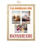 Toile Tuftee Cadre Photos La Maison Du Bonheur 30x40cm Toile Tuftee Cadre Photos La Maison Du Bonheur 30x40cm