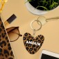 Porte-Cles Silicone Leopard