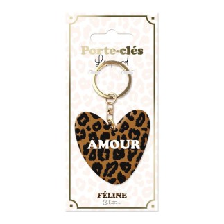 Porte-Cles Silicone Leopard