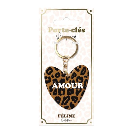 Porte-Cles Silicone Leopard