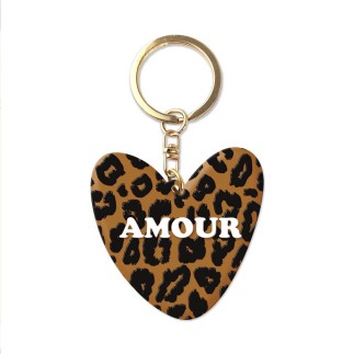 Porte-Cles Silicone Leopard