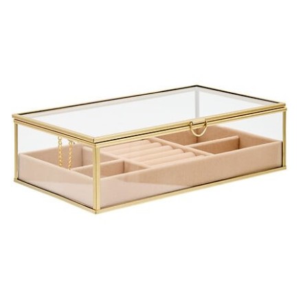 Boîte à bijoux Jude 24cm verre
