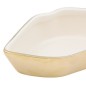 Boîte déco bouche Crush 20cm céramique doré
