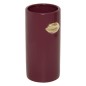 Vase bouche Crush 20cm céramique violet