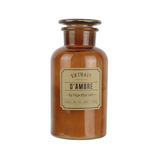 BOUGIE PARFUMEE APOTHICAIRE AMBRE H21CM
