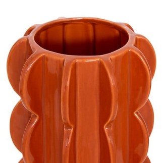 Vase Homy 19cm céramique oreille orange