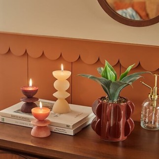 Agave Homy 27cm avec pot céramique marron
