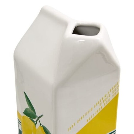 Vase 23cm céramique bouteille de limonade