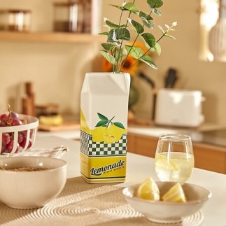 Vase 23cm céramique bouteille de limonade