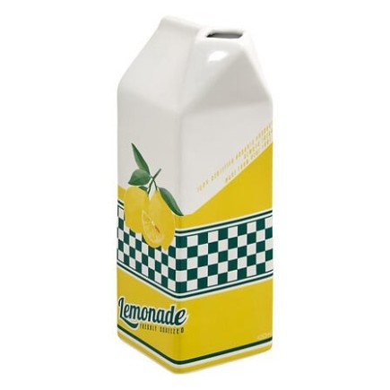 Vase 23cm céramique bouteille de limonade