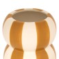 Vase Neya 21cm céramique rayure jaune