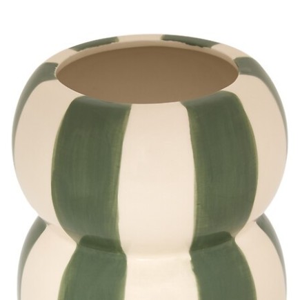 Vase Neya 21cm céramique rayure