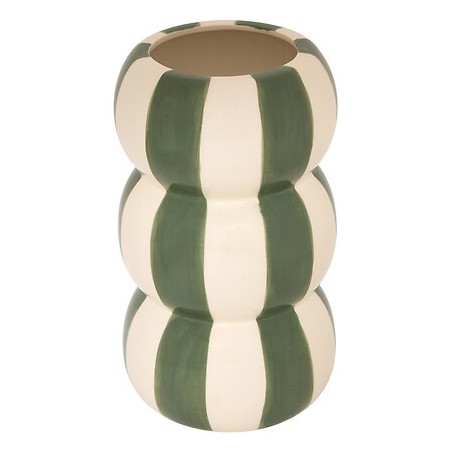 Vase Neya 21cm céramique rayure