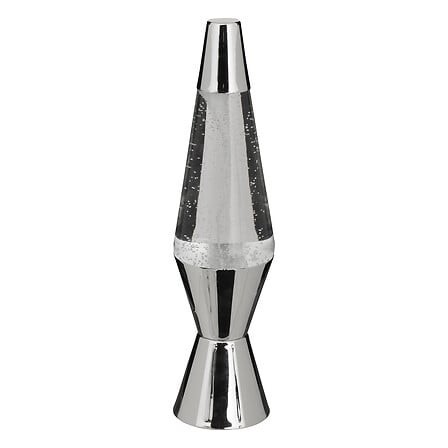 Lampe tornade Lava argent