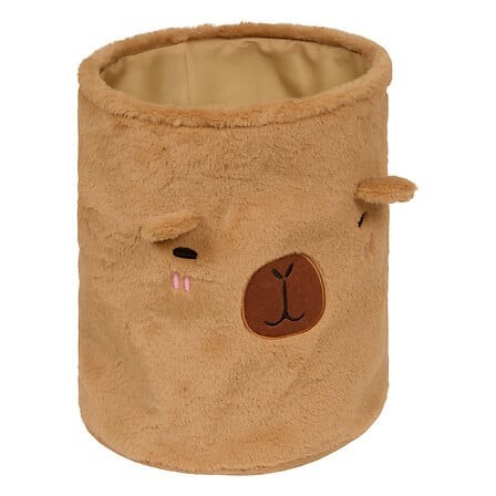 Panier peluche Capybara 35cm marron