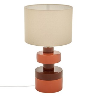 Lampe Fiva 50cm grès bordeaux
