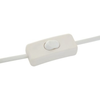 Lampe cylindre Keila Fleurs 42cm grès (esprit Mona)
