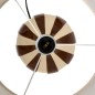 Lampe cylindre Vilma 41,5cm grès marron
