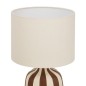 Lampe cylindre Vilma 41,5cm grès marron