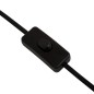 Lampe cylindre Vilma 41,5cm grès marron