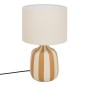 Lampe cylindre Vilma 41,5cm grès ocre