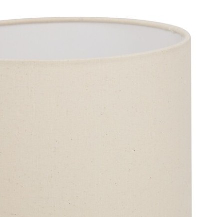 Lampe cylindre Vilma 41,5cm grès kaki