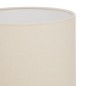 Lampe cylindre Vilma 41,5cm grès kaki