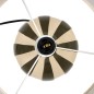 Lampe cylindre Vilma 41,5cm grès kaki