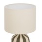 Lampe cylindre Vilma 41,5cm grès kaki