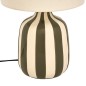 Lampe cylindre Vilma 41,5cm grès kaki