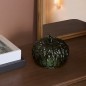Lampe LED citrouille Assia 12cm verre