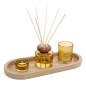 Coffret senteur Numi plateau ovale vanille