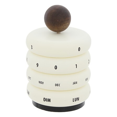 Calendrier déco Homy 14cm bois