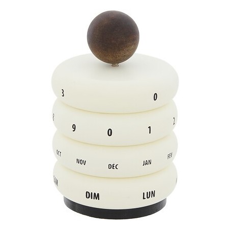 Calendrier déco Homy 14cm bois