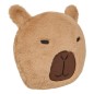 Coussin tête Capybara 30x30cm marron