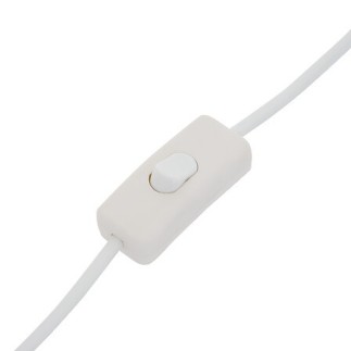 Lampe Lito bicolore champignon 37cm métal beige