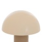 Lampe Lito bicolore champignon 37cm métal beige