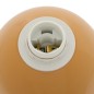 Lampe Lito bicolore champignon 37cm métal ocre