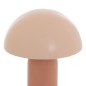 Lampe Lito bicolore champignon 37cm métal rose