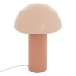 Lampe Lito bicolore champignon 37cm métal rose