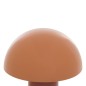 Lampe Lito bicolore champignon 37cm métal terracotta