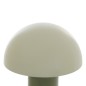 Lampe Lito bicolore champignon 37cm métal kaki