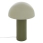 Lampe Lito bicolore champignon 37cm métal kaki