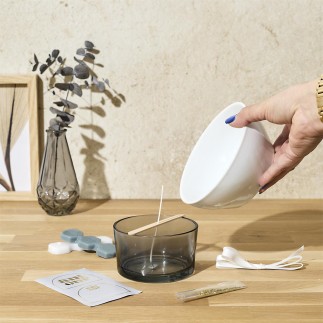 BOUGIE PIERRE A FAIRE SOI MEME COFFRET DIY