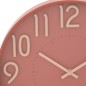 Horloge Homy 30cm 3D plastique rose rouge