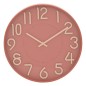 Horloge Homy 30cm 3D plastique rose rouge