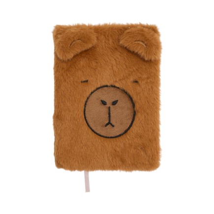 CARNET IMITATION FOURRURE CAPYBARA